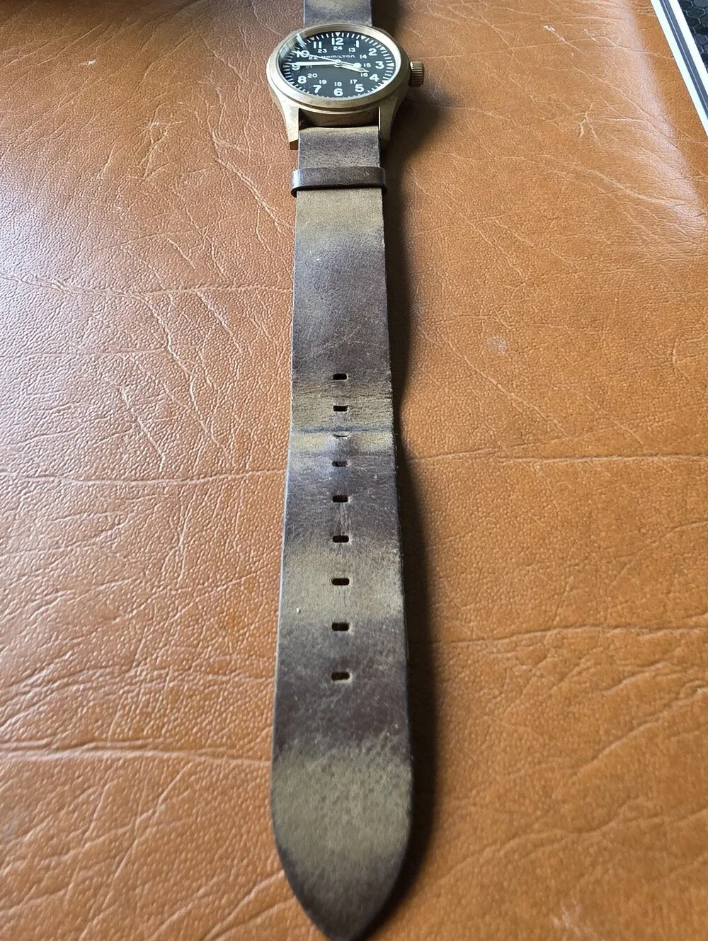 Hamilton Khaki Field Mechanical Bronze - Black Dial - H69459530 Full Set